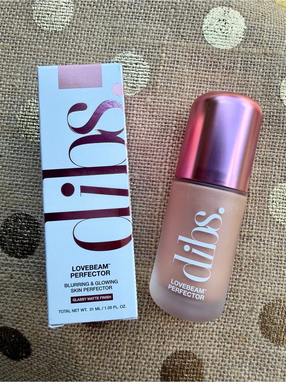 Dibs Lovebeam Perfector Liquid Highlighter - Rose Peach Glow ~ No. 2
